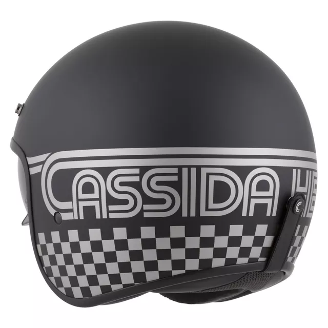 Motorcycle Helmet Cassida Oxygen Rondo 2.0 Matte Black/Silver