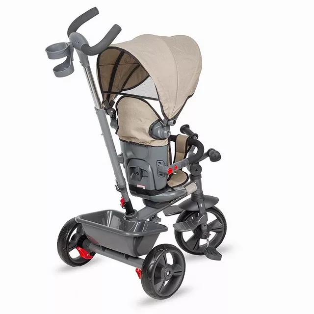 Three-Wheel Stroller w/ Tow Bar Coccolle Primo - Magenta