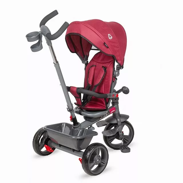 Three-Wheel Stroller w/ Tow Bar Coccolle Primo - Magenta