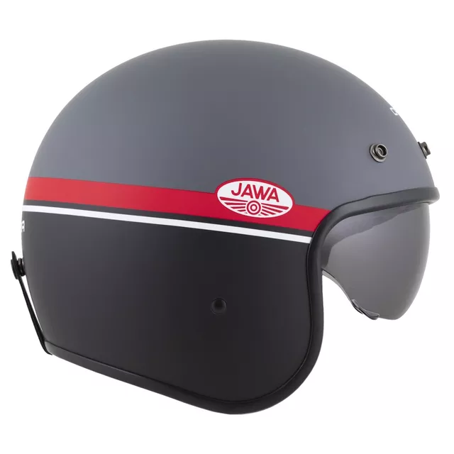 Motorcycle Helmet Cassida Oxygen Jawa OHC 2.0 Matte Gray/Red/Black/White