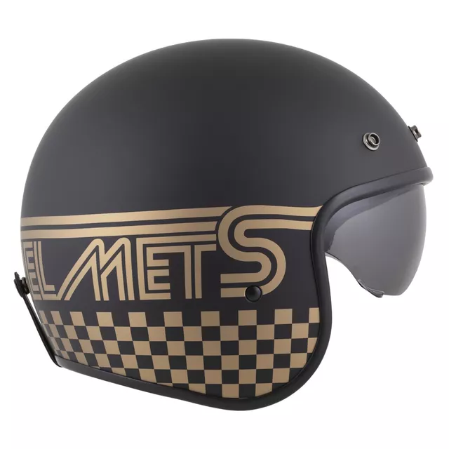 Motorcycle Helmet Cassida Oxygen Rondo 2.0 Matte Black/Gold