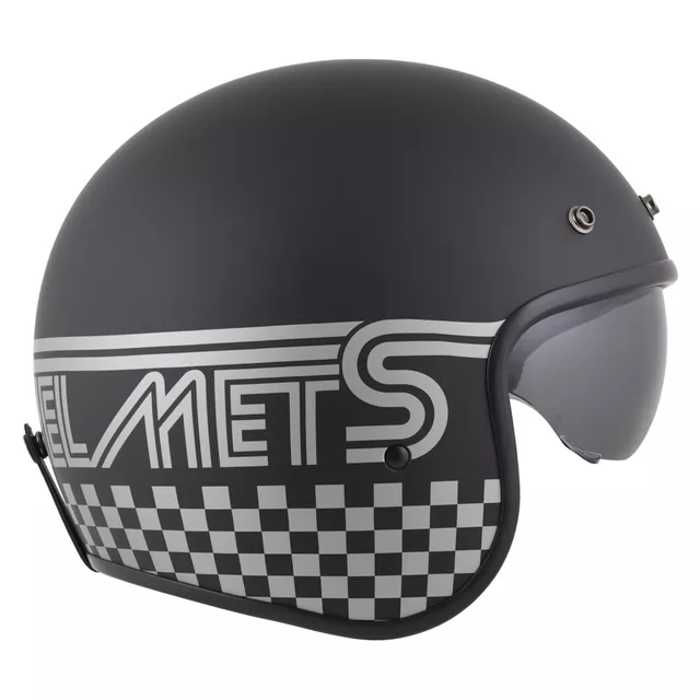 Motorcycle Helmet Cassida Oxygen Rondo 2.0 Matte Black/Silver