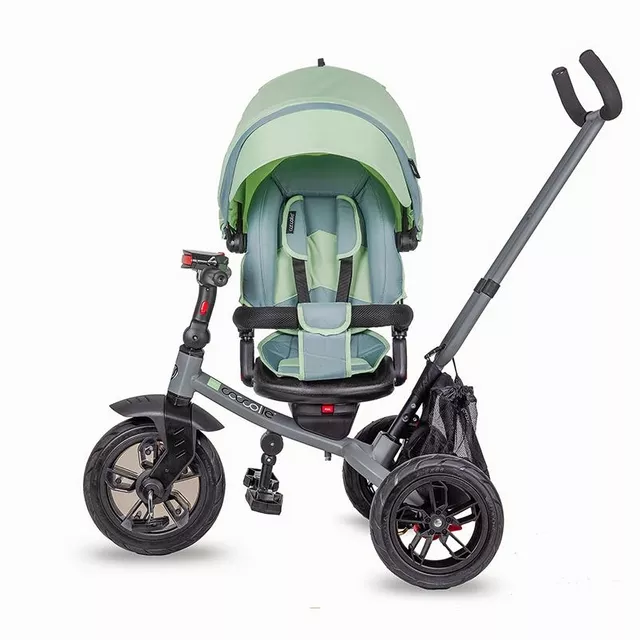 Three-Wheel Stroller w/ Tow Bar Coccolle Pianti - True Blue