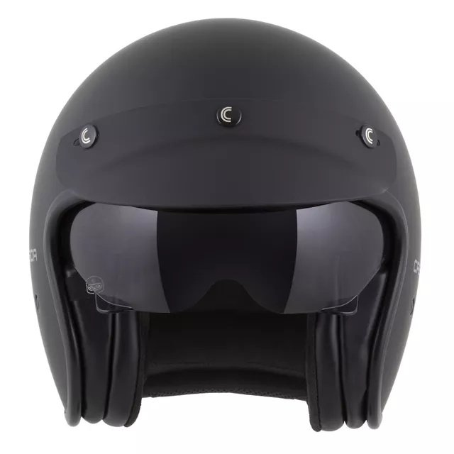 Motorcycle Helmet Cassida Oxygen Solid 2.0 Matte Black/Dark Gray
