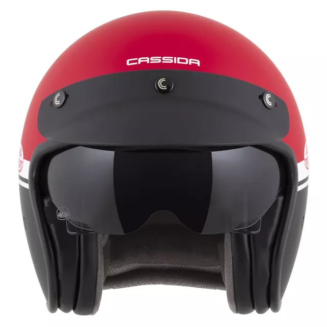 Motorcycle Helmet Cassida Oxygen Jawa OHC 2.0 Matte Red/Black/White
