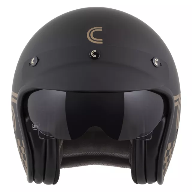 Motorcycle Helmet Cassida Oxygen Rondo 2.0 Matte Black/Gold