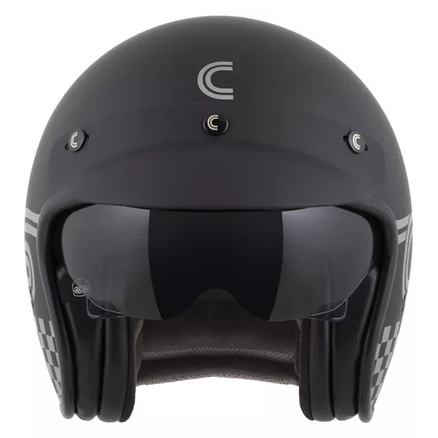 Motorcycle Helmet Cassida Oxygen Rondo 2.0 Matte Black/Silver