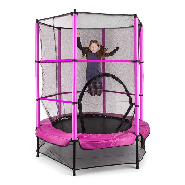 Trampoline KLARFIT Rocketkid 140 cm – Pink