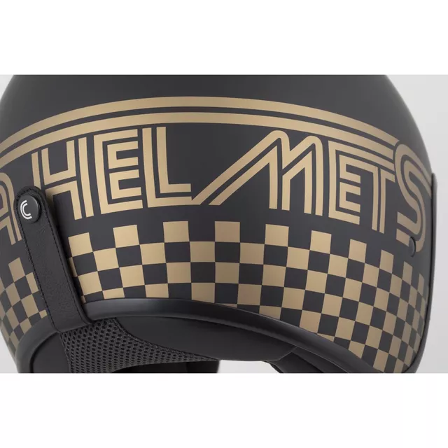 Motorcycle Helmet Cassida Oxygen Rondo 2.0 Matte Black/Gold