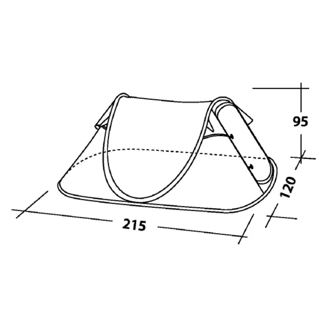 Self-extracting tent Easy Camp Antic