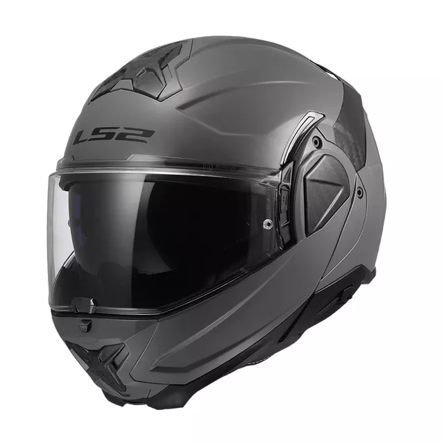Flip-Up Motorcycle Helmet LS2 FF910 Advant II Solid Nardo Gray P/J