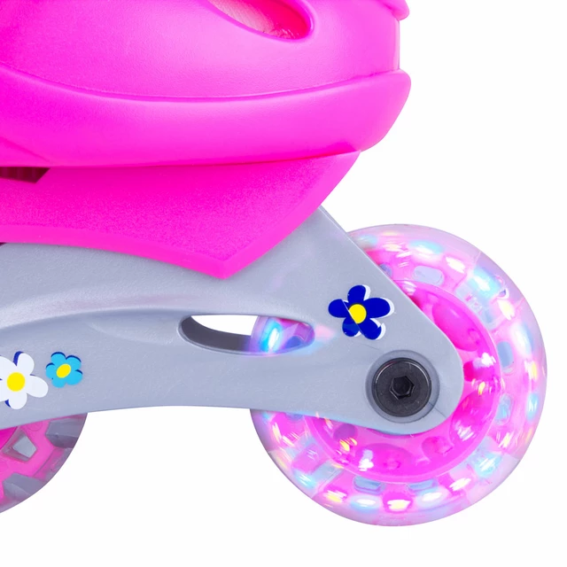 Children’s Inline Skates Set WORKER Polly LED – with Light-Up Wheels