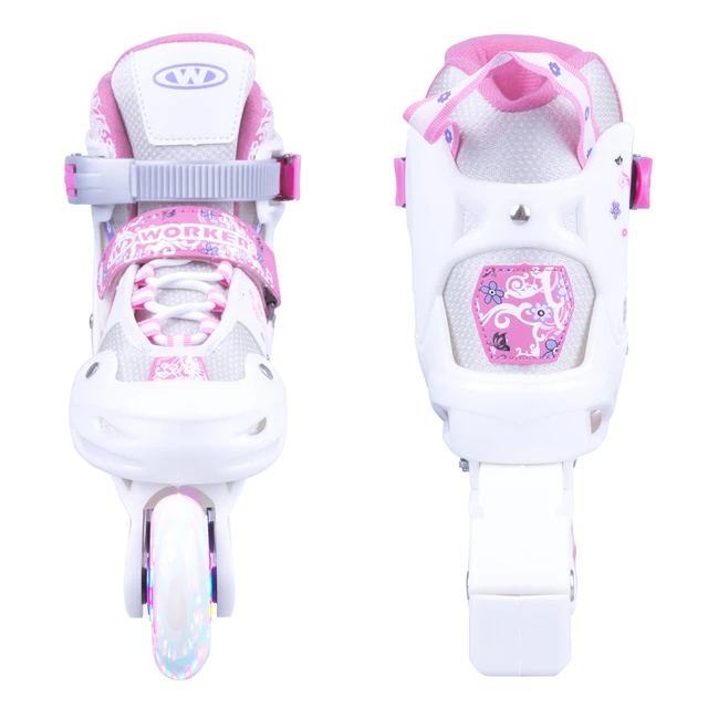 Children’s Inline skates WORKER Diane LED – with Light-Up Wheels