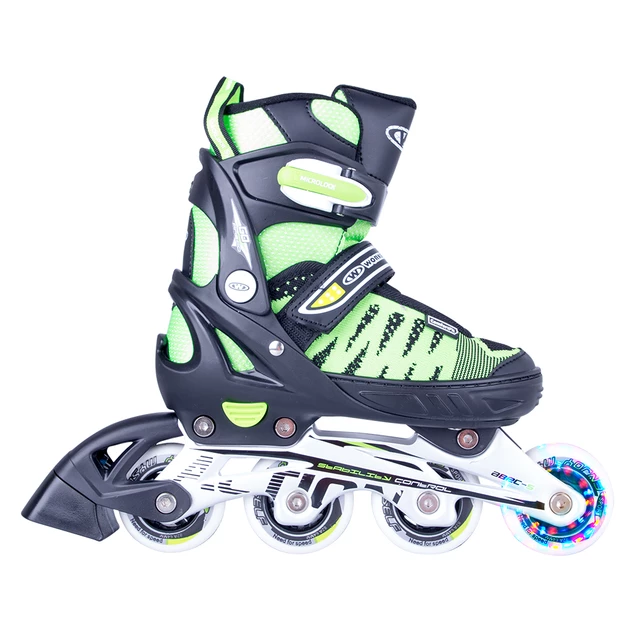 Adjustable Inline skates WORKER Nobes with Light-Up Wheels