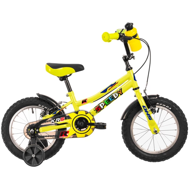 Children’s Bike DHS Speedy 1403 14” – 2022 - Blue - Green/Yellow