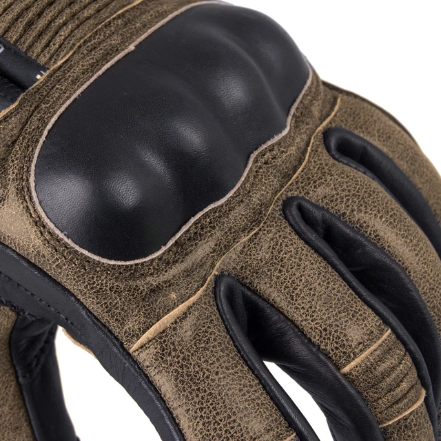Men's Moto Gloves W-TEC Davili - Black-Brown