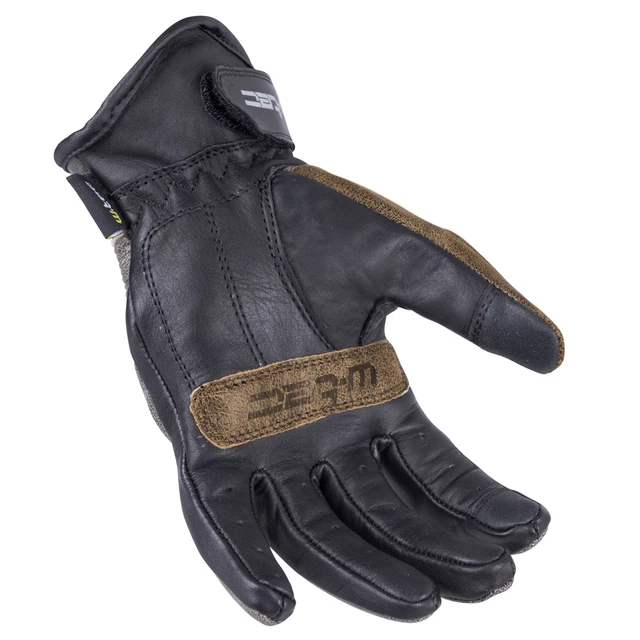 Men's Moto Gloves W-TEC Davili - Black-Brown