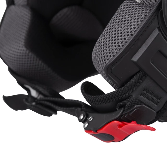 Scooter Helmet W-TEC FS-710S Revolt Black - Black + Star
