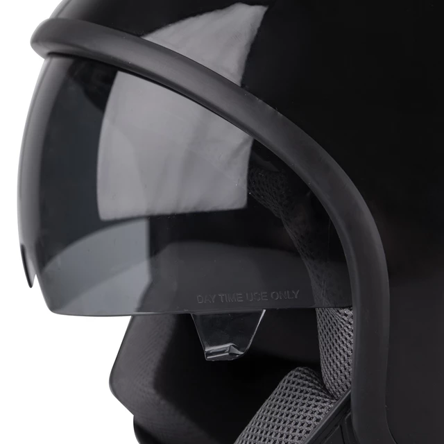 Scooter Helmet W-TEC FS-710S Revolt Black - Black + Star