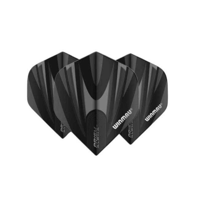 Dart Flights Winmau Prism Alpha - Grey-Black - Grey-Black