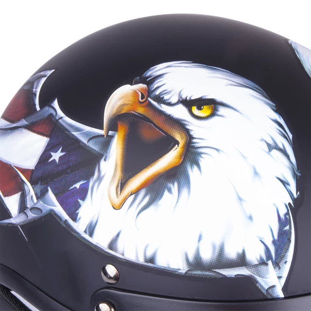 Motorcycle Helmet W-TEC V531 - Black-Eagle
