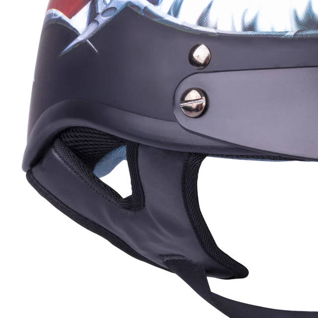 Motorcycle Helmet W-TEC V531 - Black-Eagle