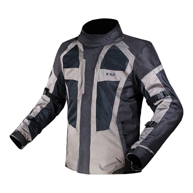 Men’s Motorcycle Jacket LS2 Scout Black Dark Grey - Black/Dark Grey - Black/Dark Grey