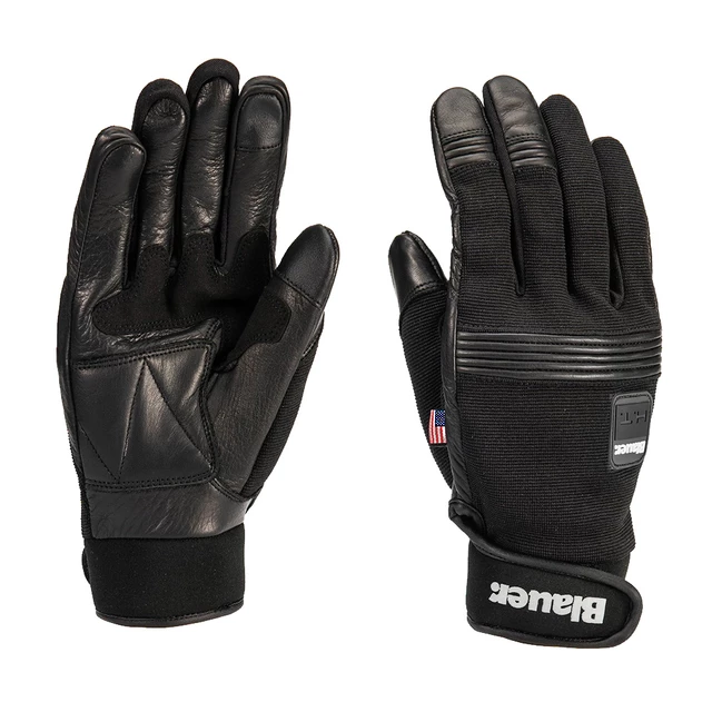 Motorcycle Gloves Blauer Urban - Black - Black