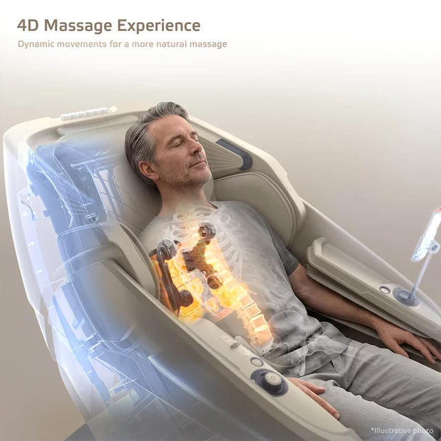4D Massage Chair inSPORTline Salvenza - Black