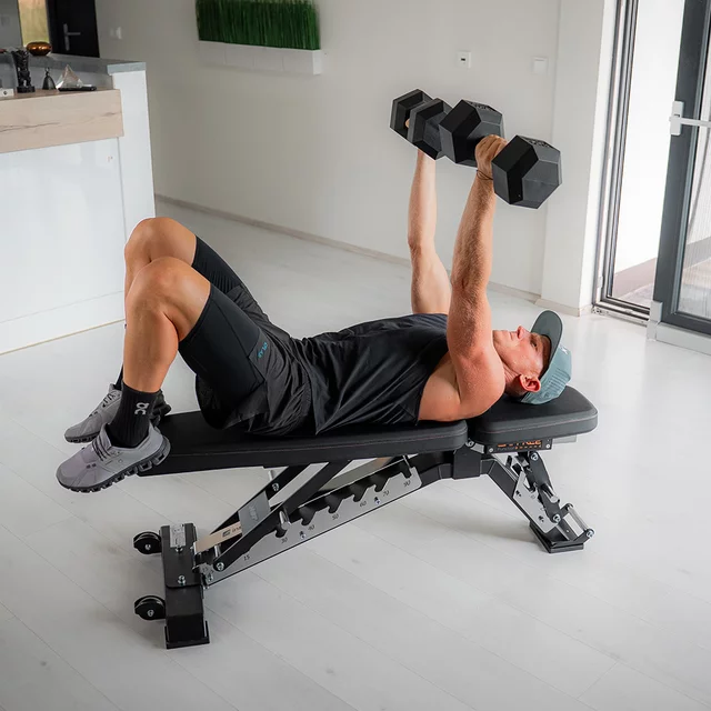 Adjustable Weight Bench inSPORTline X-NT FB40 • GapFree System