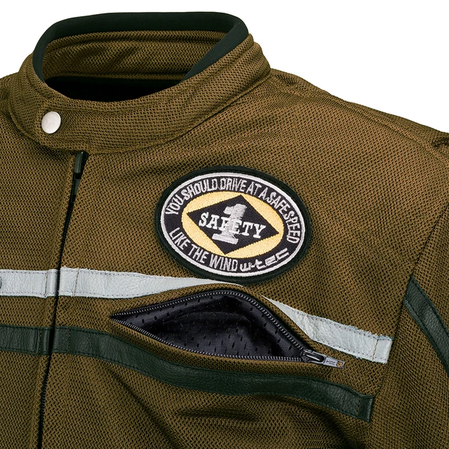 Motorcycle Jacket W-TEC Bellvitage Khaki Chameleon - khaki chameleon