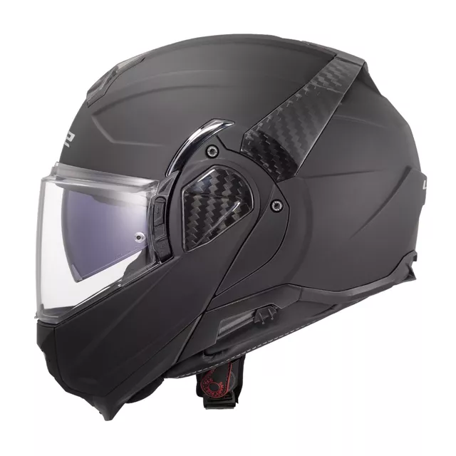 Flip-Up Motorcycle Helmet LS2 FF910 Advant II Solid Matte Black P/J
