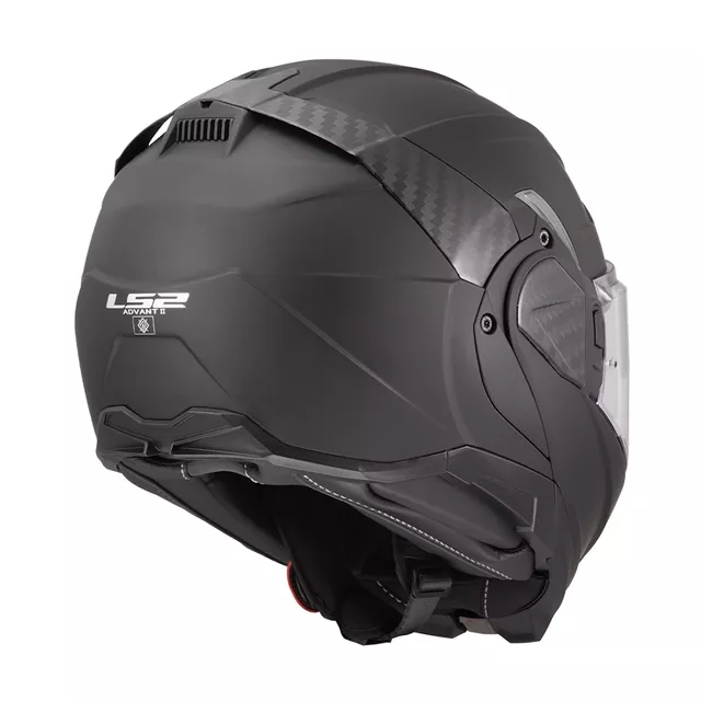 Flip-Up Motorcycle Helmet LS2 FF910 Advant II Solid Matte Black P/J