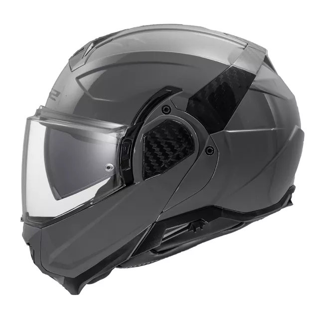 Flip-Up Motorcycle Helmet LS2 FF910 Advant II Solid Nardo Gray P/J