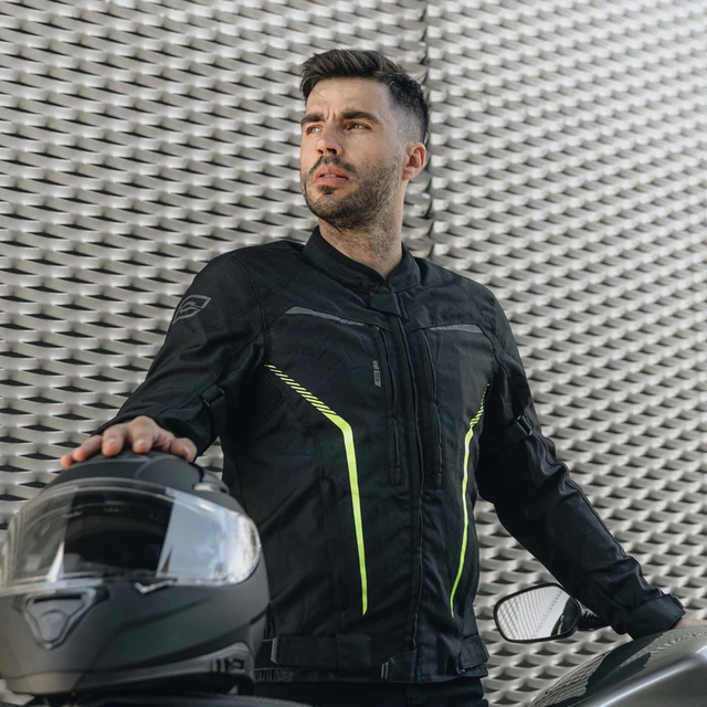 Motorcycle Jacket Ozone Delta IV - Black