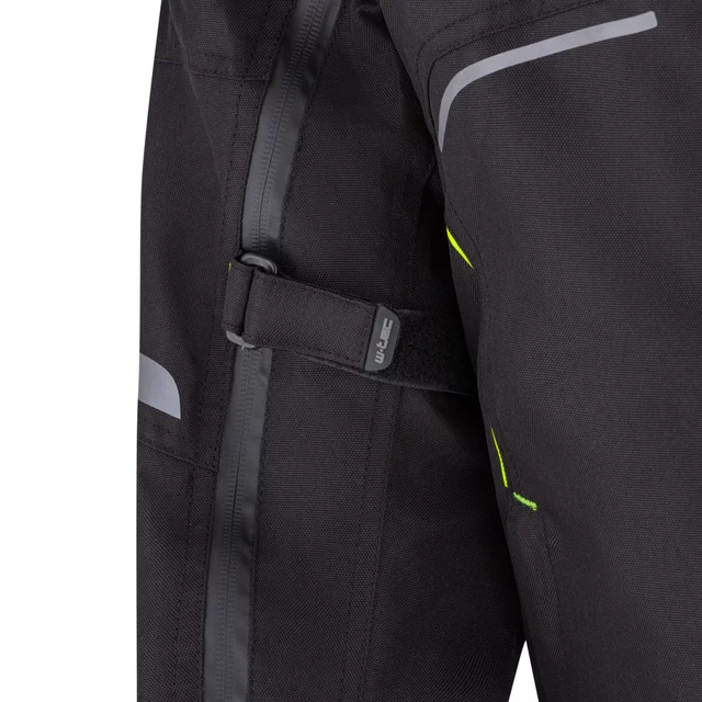 Men’s Motorcycle Jacket W-TEC Progair - Black-Fluo