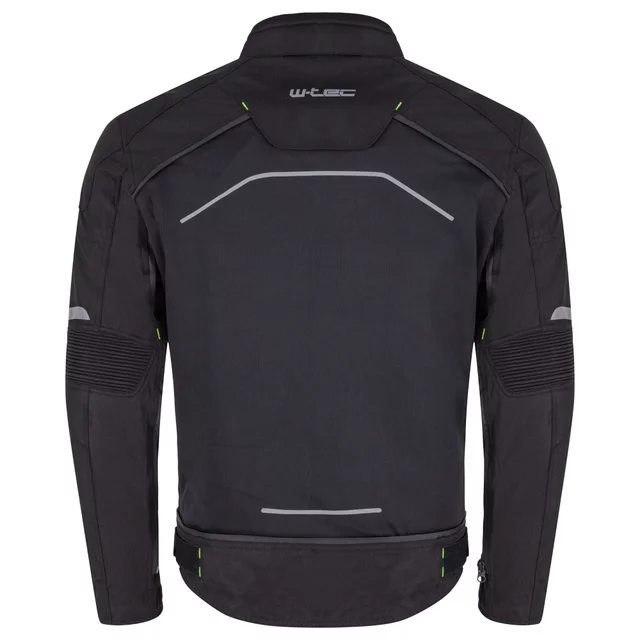 Men’s Motorcycle Jacket W-TEC Progair - Black-Fluo