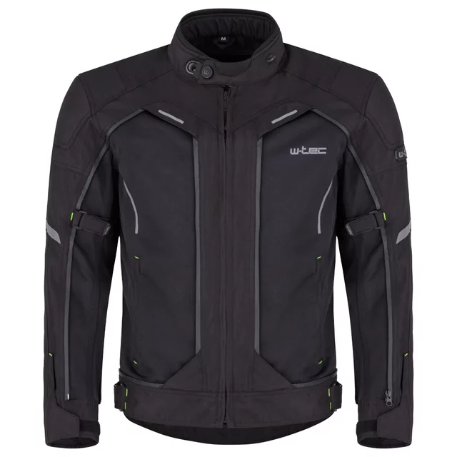 Men’s Motorcycle Jacket W-TEC Progair - Black-Fluo