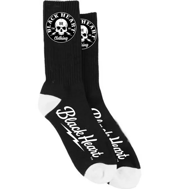 Socks BLACK HEART Dominator - Black - Black