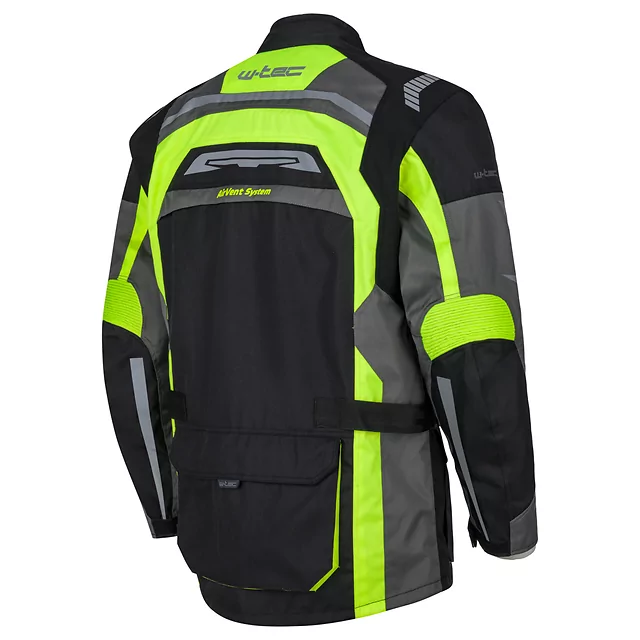 Men’s Motorcycle Jacket W-TEC Burdys Evo - Black-Grey-Red