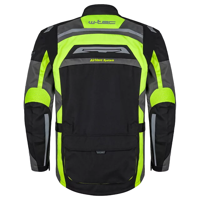 Men’s Motorcycle Jacket W-TEC Burdys Evo - Black-Grey-Red