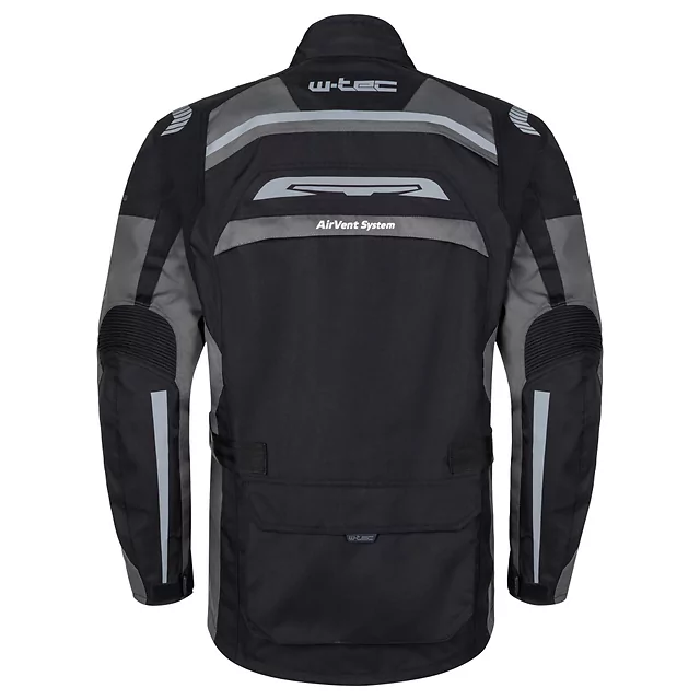 Men’s Motorcycle Jacket W-TEC Burdys Evo - Black-Grey-Red