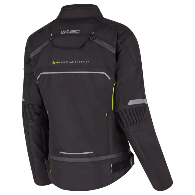 Women’s Motorcycle Jacket W-TEC Progair Lady - Black-Fluo