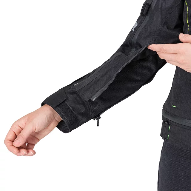 Women’s Motorcycle Jacket W-TEC Progair Lady - Black-Fluo