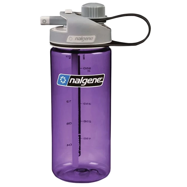 Sports Water Bottle NALGENE MultiDrink Sustain 600 ml - Purple - Purple