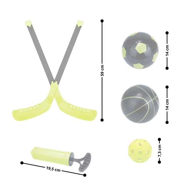 Children’s 3-in-1 Game Set inSPORTline SCS510