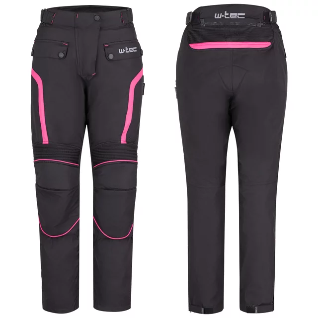 Women’s Motorcycle Pants W-TEC Durmanes Lady - Black-Pink