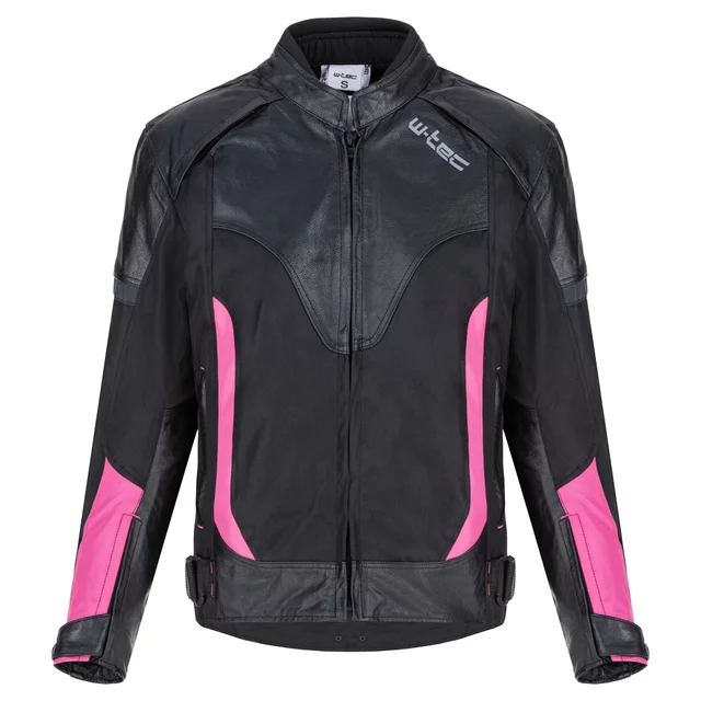 Women’s Motorcycle Jacket W-TEC Durmana - Black-Pink