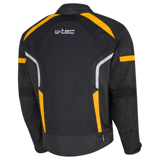Men’s Summer Motorcycle Jacket W-TEC Tosheck - Black-Yellow
