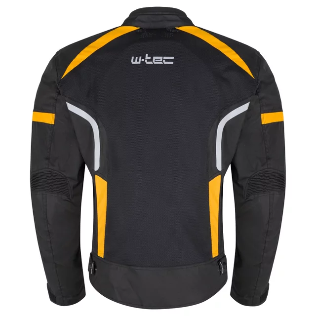 Men’s Summer Motorcycle Jacket W-TEC Tosheck - Black-Yellow